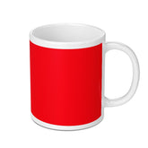 Bright Red Blank Mug for Home or Office Use product